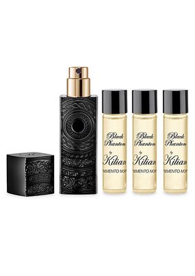 Black Phantom ''Memento Mori'' 5-Piece Atomizer & Eau de Parfum Refill Set