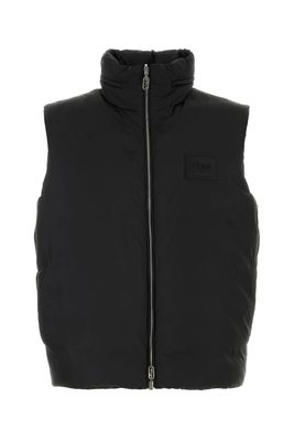 Black Polyester Fendi X Stefano Pilati Reversible Down Jacket