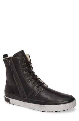 Blackstone 'GM05' High Top Sneaker in Black Leather