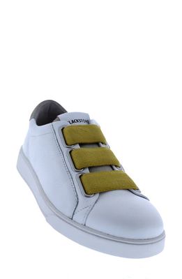 Blackstone RL82 Slip-On Sneaker in White Yellow