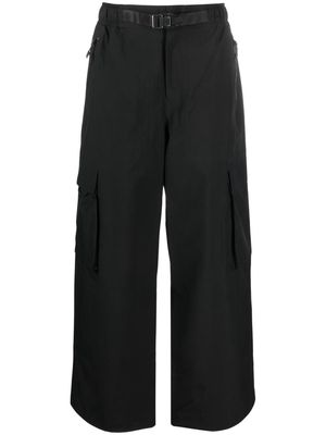BLAEST wide-leg cargo trousers - Black