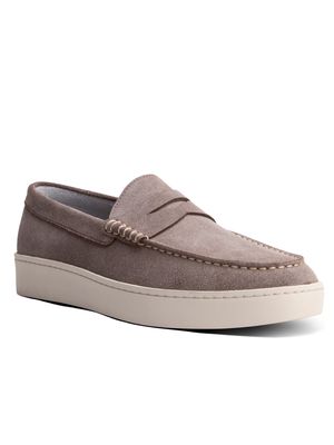 Blake McKay Men's Ashland Casual Penny Loafer in Taupe Suede
