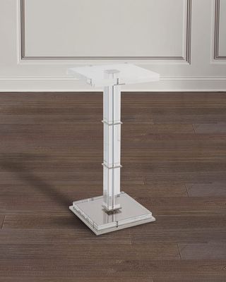 Blake Nickel & Crystal Accent Table