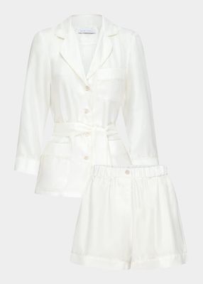 Blanc De Blancs Short Pajama Set