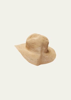 Blanc Raffia Cloche Hat