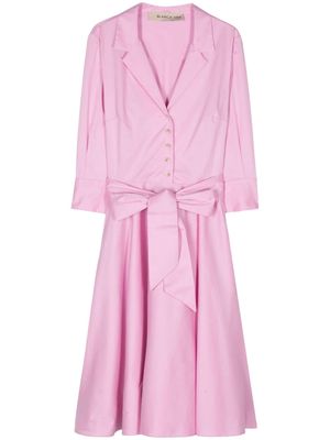 Blanca Vita Allamanda poplin midi dress - Pink