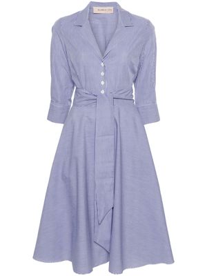 Blanca Vita Allamanda poplin shirt dress - Blue