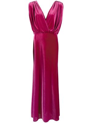 Blanca Vita Avonia velvet maxi dress - Pink