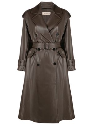 Blanca Vita belted trench coat - Brown