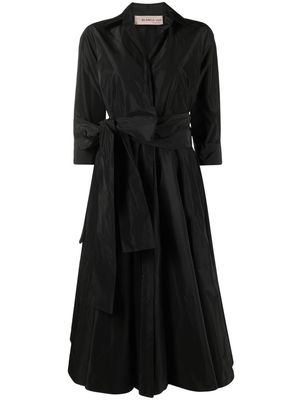 Blanca Vita belted-waist dress - Black
