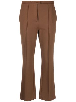 Blanca Vita cropped tailored trousers - Brown