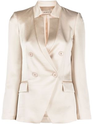 Blanca Vita double-breasted blazer - Neutrals