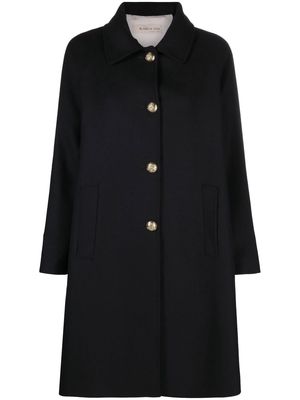 Blanca Vita embossed-button coat - Black