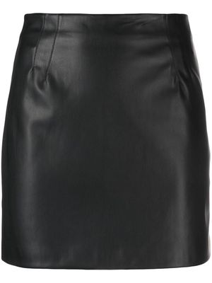 Blanca Vita faux leather mini skirt - Black