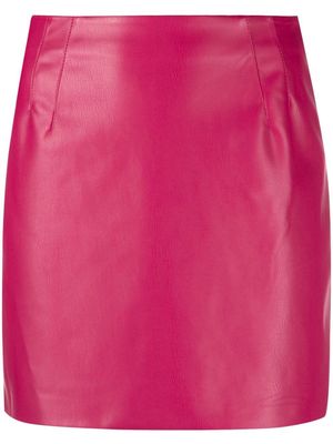 Blanca Vita faux leather mini skirt - Pink