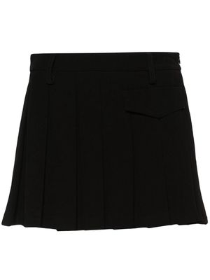 Blanca Vita Guara pleated miniskirt - Black