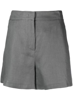 Blanca Vita high-waisted tailored shorts - Grey