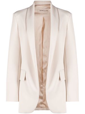 Blanca Vita open-front blazer - Neutrals