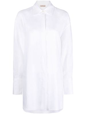 Blanca Vita oversized mini shirtdress - White