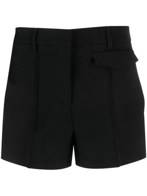 Blanca Vita pressed-crease short shorts - Black