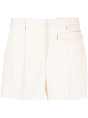 Blanca Vita pressed-crease short shorts - Neutrals