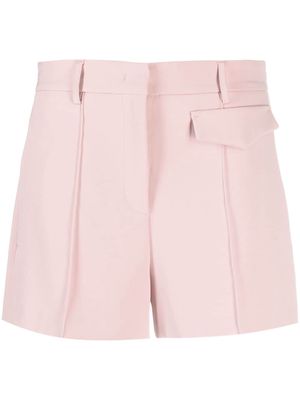 Blanca Vita pressed-crease short shorts - Pink