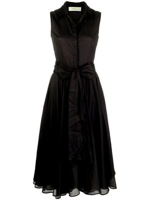 Blanca Vita sleeveless shirt dress - Black