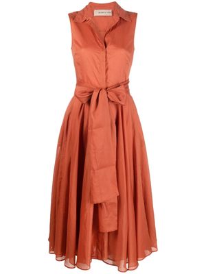Blanca Vita sleeveless shirt dress - Orange