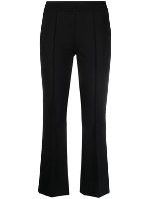 Blanca Vita straight-leg cropped trousers - Black