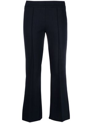 Blanca Vita straight-leg cropped trousers - Blue