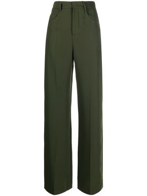Blanca Vita straight-leg cut trousers - Green