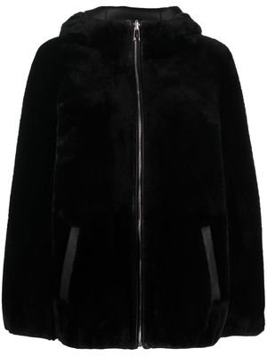 Blancha merino-wool reversible jacket - Black