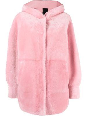 Blancha reversible faux-fur coat - Pink