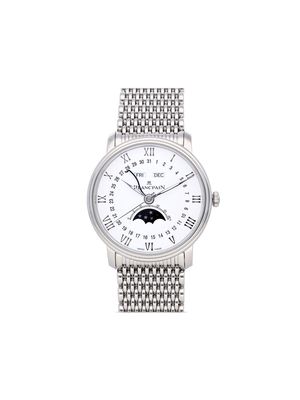 Blancpain 2021 pre-owned Villeret Quantieme Complet 40mm - White