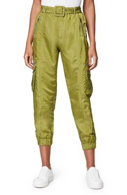 BLANKNYC Belted Joggers in Tree Climber