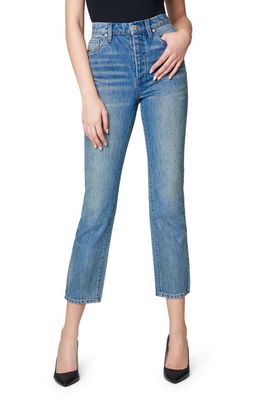 BLANKNYC Crystal Detail Crop Organic Cotton Jeans in Spitting Image
