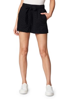 BLANKNYC Eyelet Patchwork Shorts in Late Night