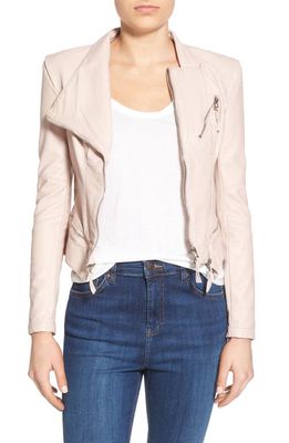 BLANKNYC Faux Leather Jacket in No Blushing