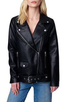 BLANKNYC Faux Leather Moto Jacket in Beginners Luck