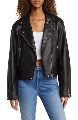 BLANKNYC Faux Leather Moto Jacket in High Standard