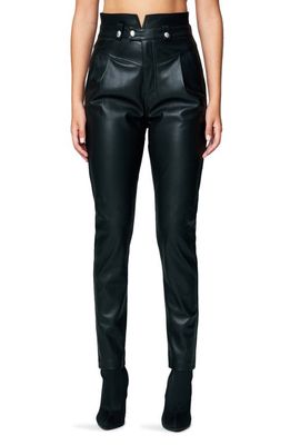 BLANKNYC High Waist Faux Leather Pants in Suspicious Mind