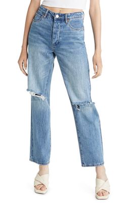 BLANKNYC Howard Distressed Organic Cotton Jeans in Wildflower