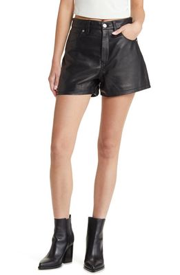 BLANKNYC Leather Shorts in Night Life