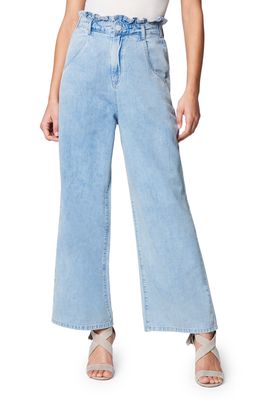 BLANKNYC Paperbag Waist Wide Leg Jeans in Stand Strong