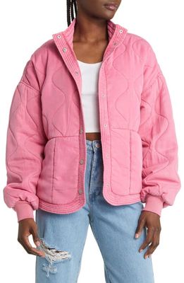 BLANKNYC Quilted Jacket in Bubblegum