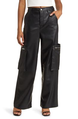 BLANKNYC Rib Cage Frankle Faux Leather Pants in City Bound
