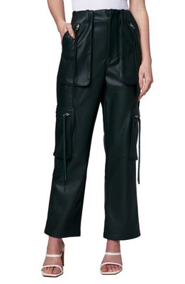 BLANKNYC The Baxter Rib Cage Coated Wide Leg Cargo Pants in Dont Forget