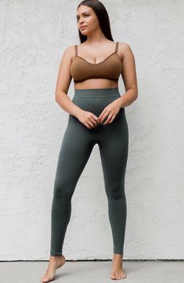 BLANQI Everyday High Waist Postpartum/Nursing Leggings in Forest Night 