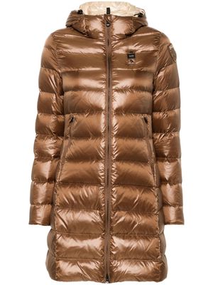Blauer Agnes hooded padded coat - Brown