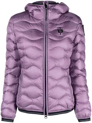 Blauer Camelia quilted puffer jacket - Purple